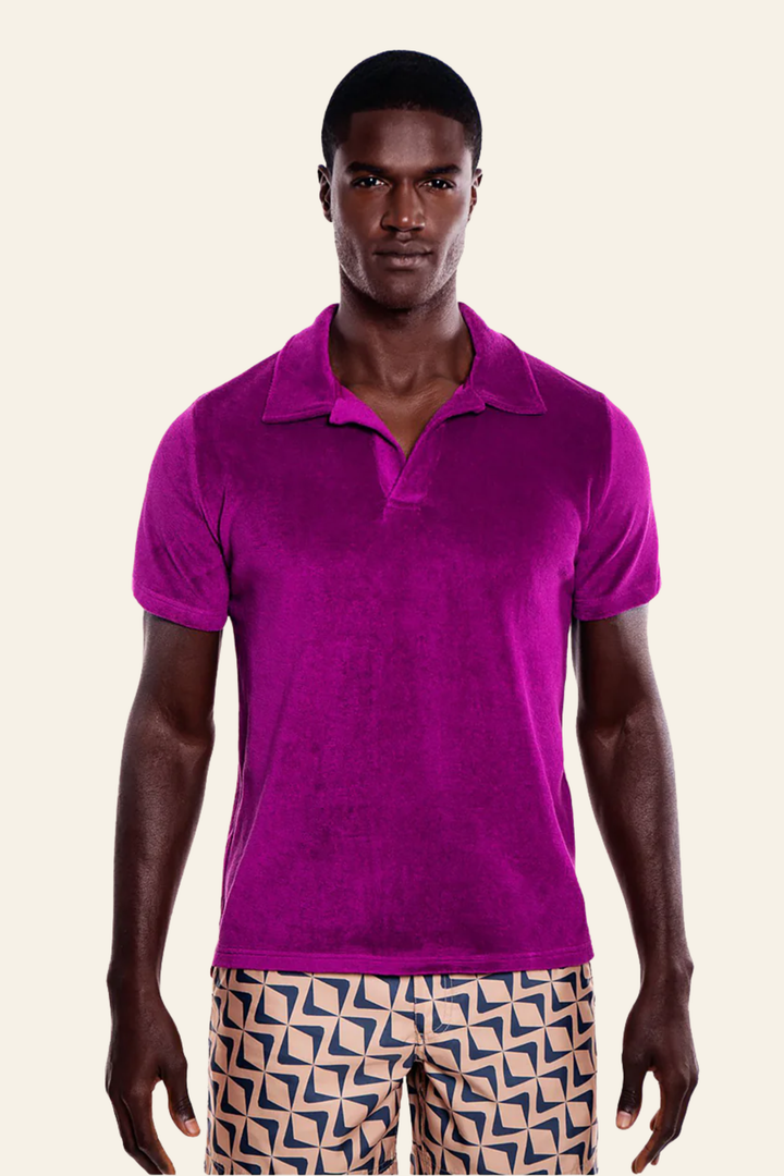 Riviera Terry Polo - Purple