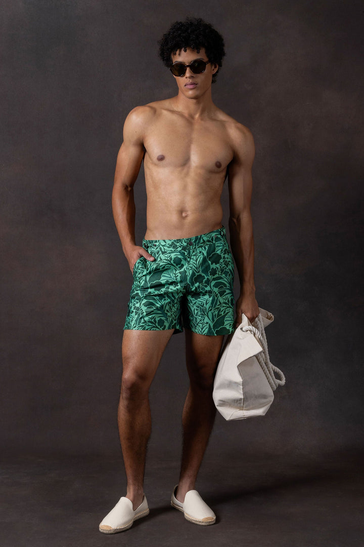 Elvio Swim Shorts in Jungle print