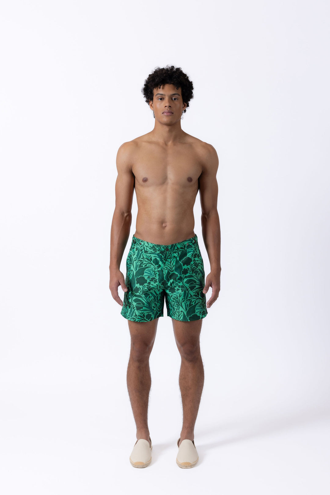 Elvio Swim Shorts in Jungle print