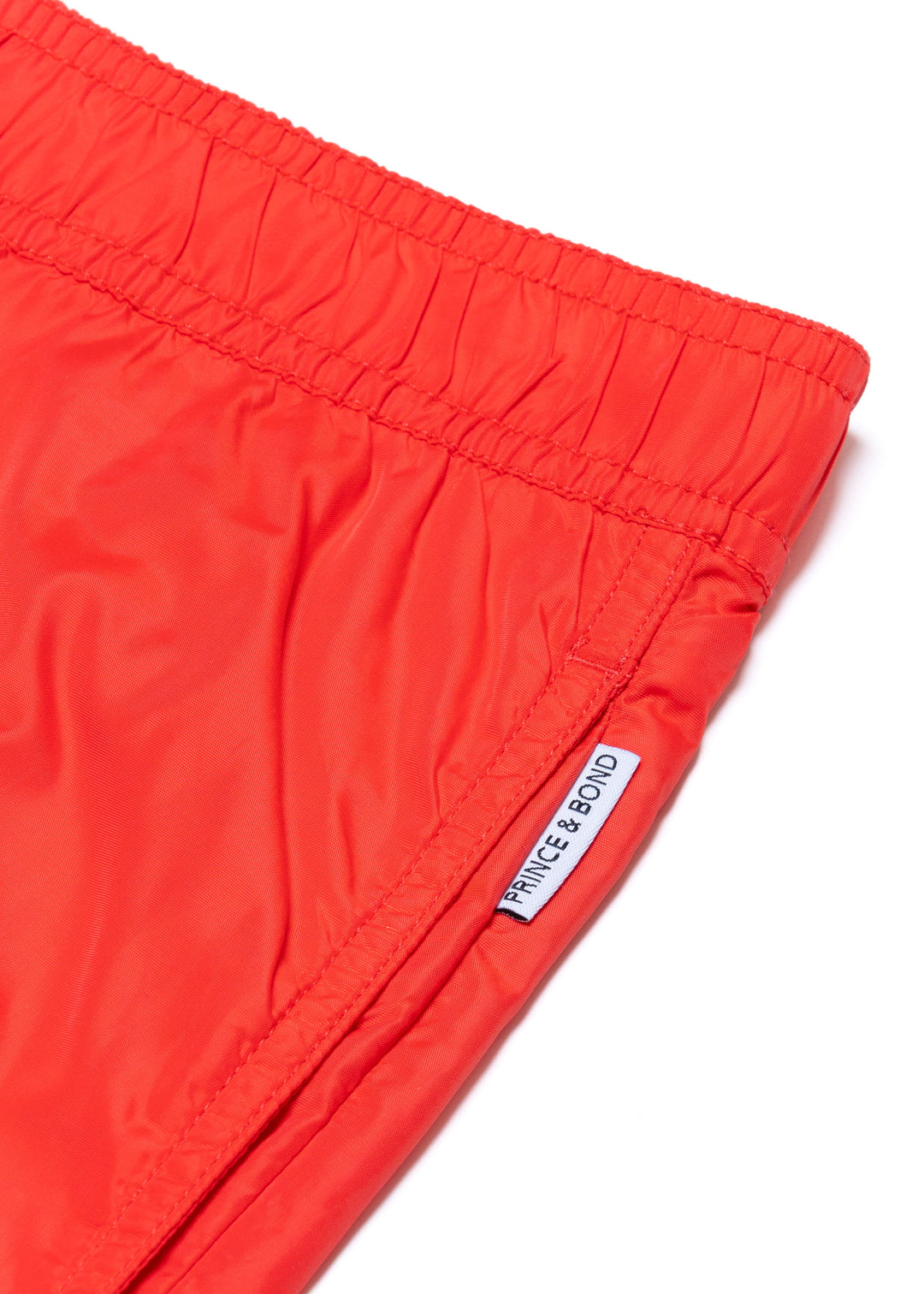 Easton Red Logo Embroidered Swim Shorts