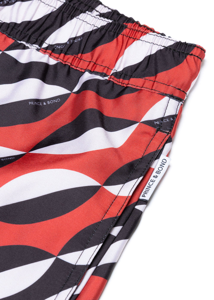 Easton Geometric Print Swim Shorts