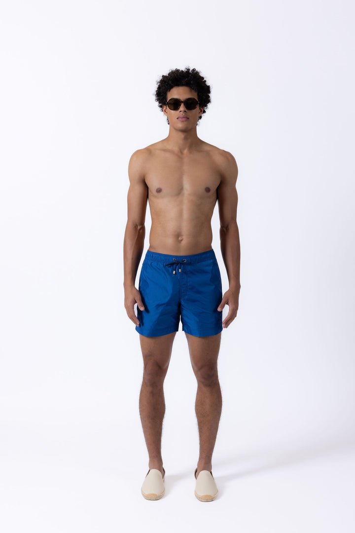 Easton Blue Logo Embroidered Swim Shorts