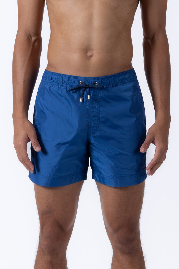 Easton Blue Logo Embroidered Swim Shorts