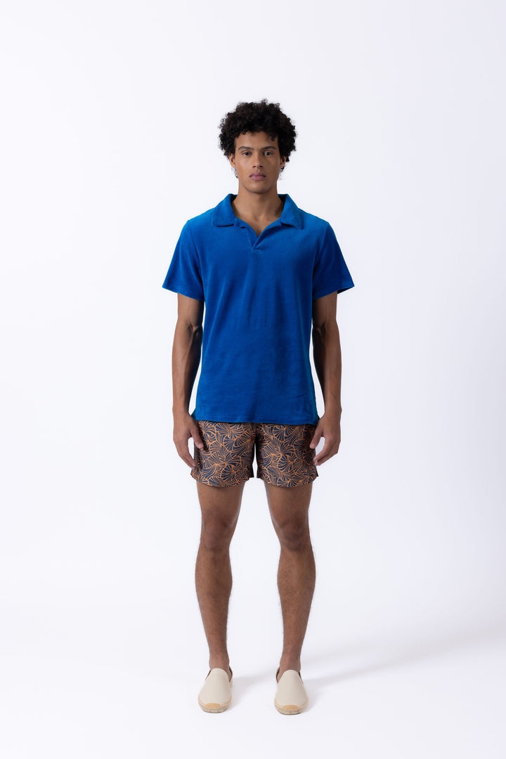 Riviera Terry Polo - Mykonos Blue