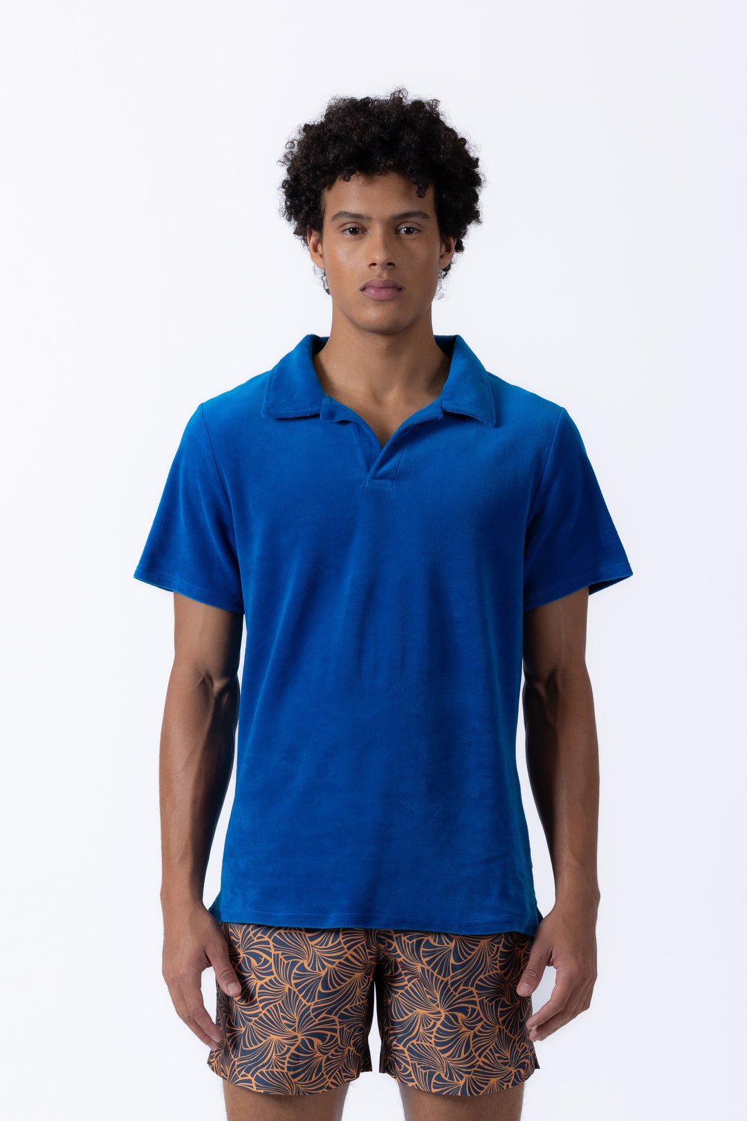 Riviera Terry Polo - Mykonos Blue