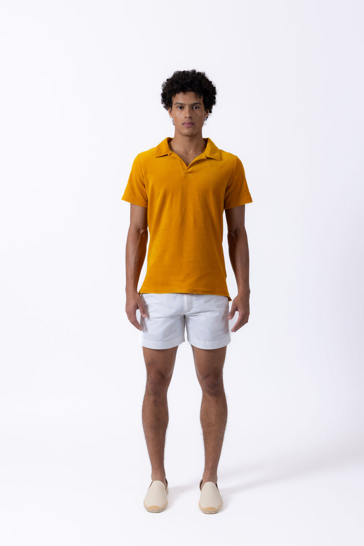 Riviera Terry Polo - Golden Yellow
