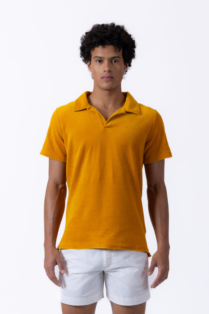 Riviera Terry Polo - Golden Yellow
