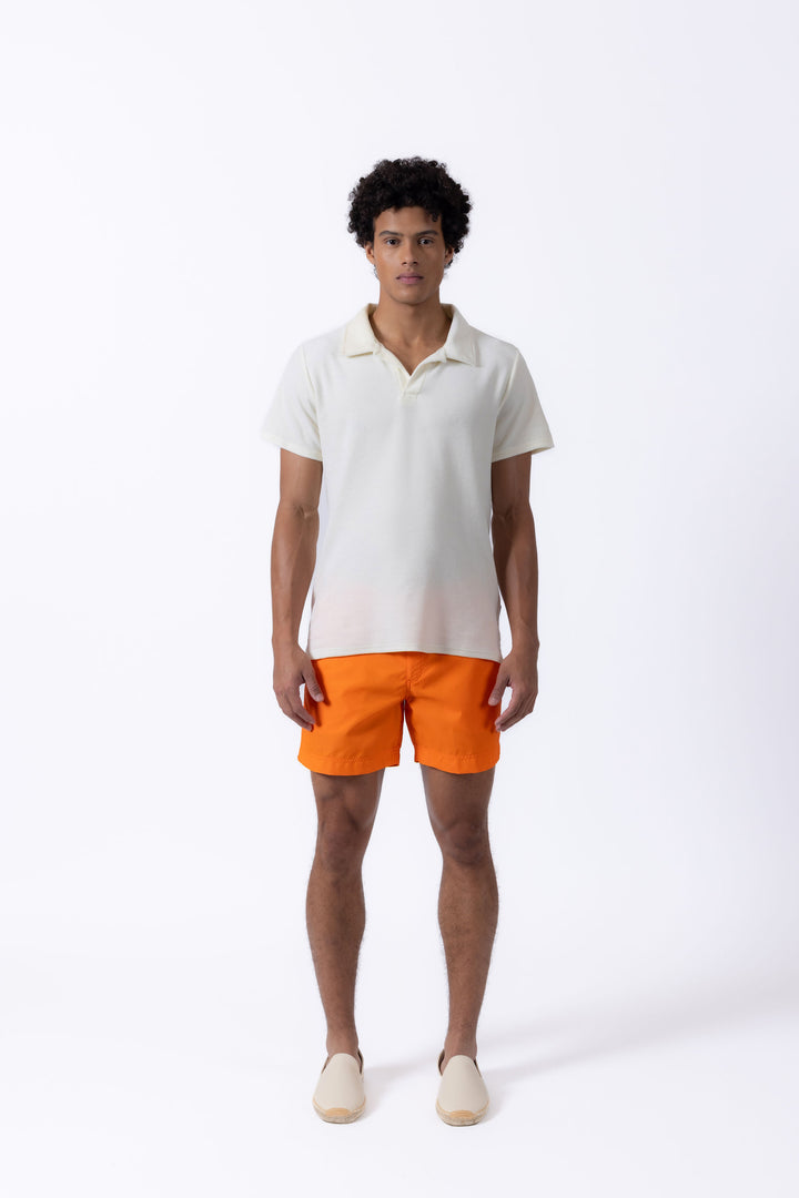 Riviera Terry Polo - Off White