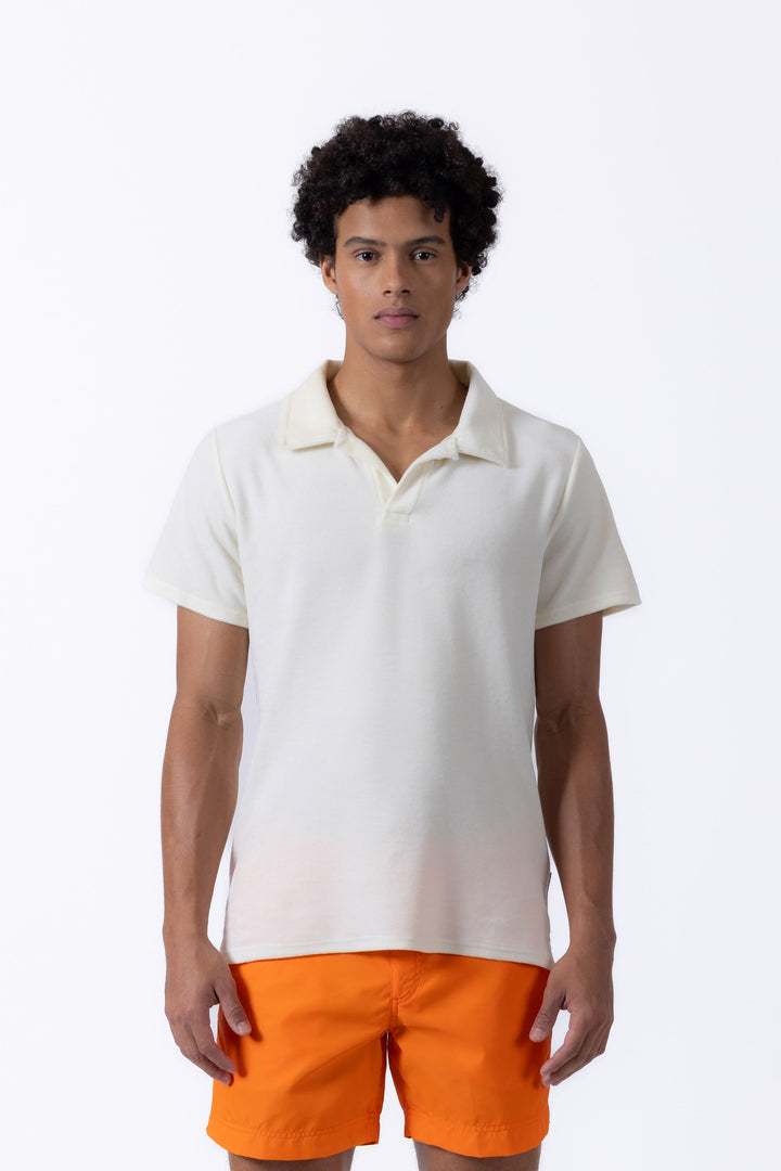 Riviera Terry Polo - Off White