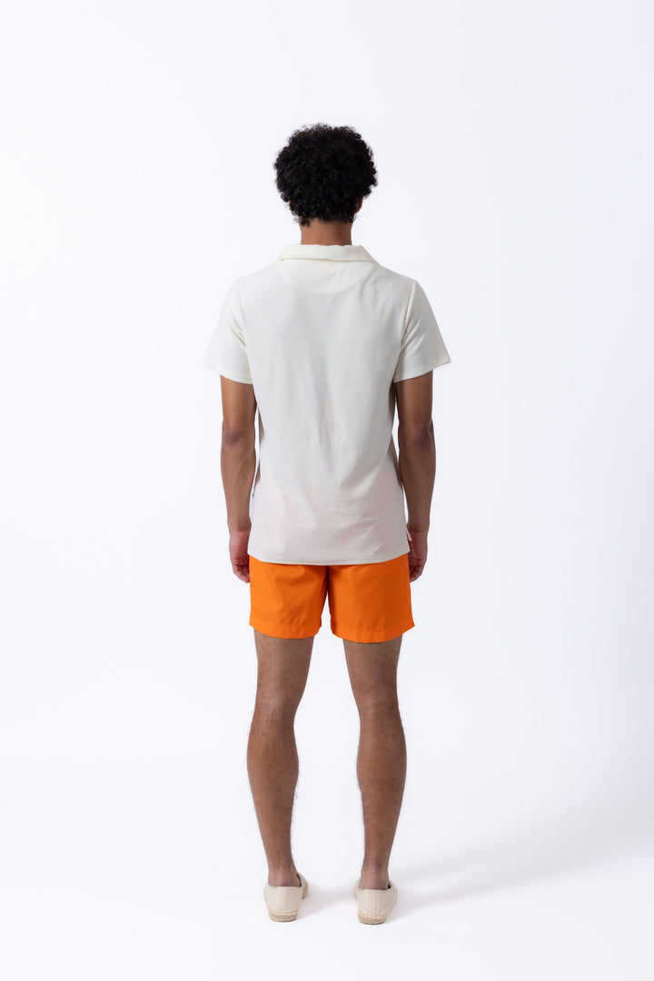 Riviera Terry Polo - Off White