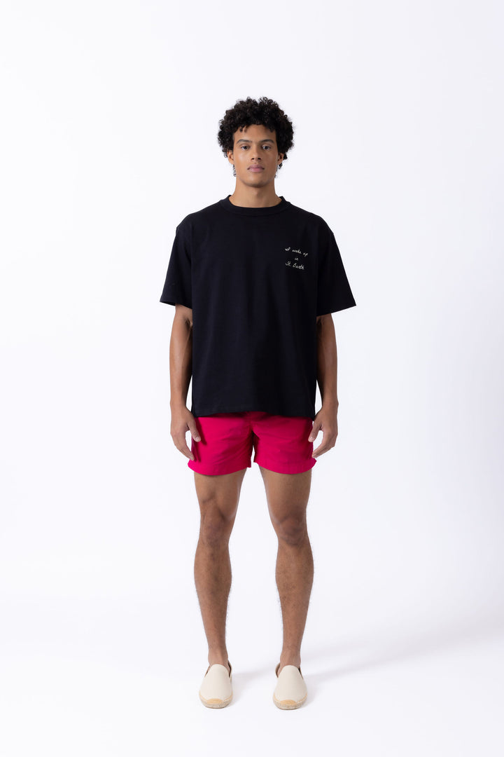 I Woke up in ST Barth T-Shirt - Black