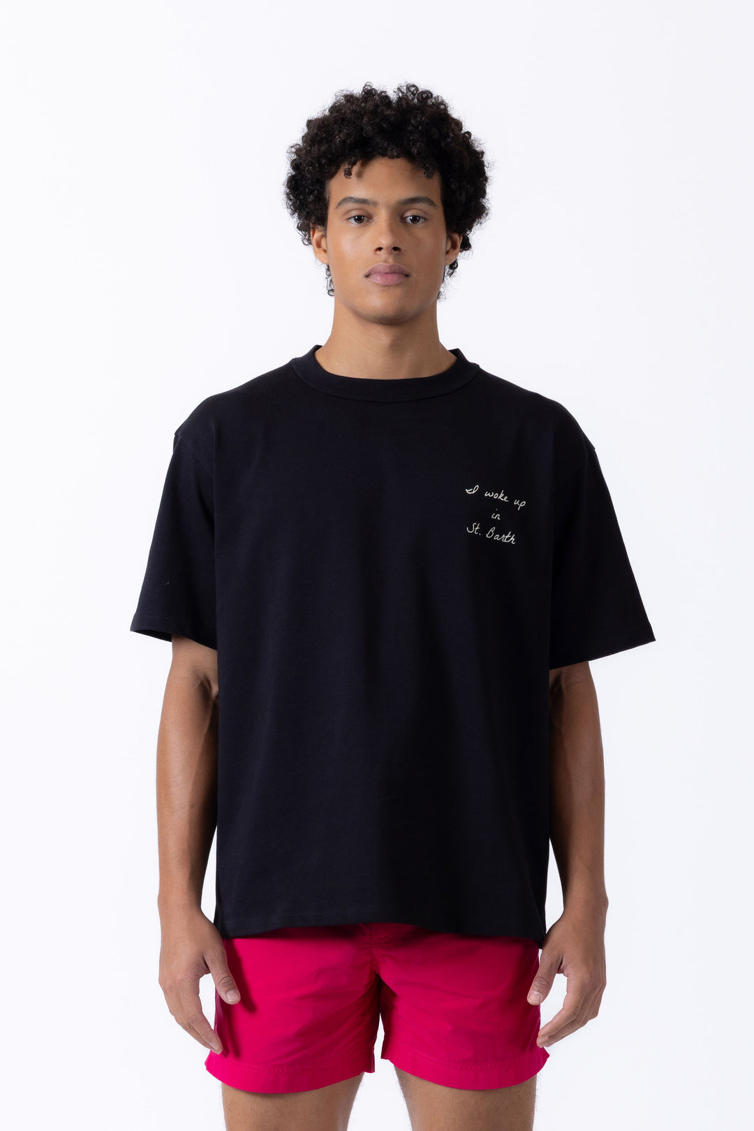 I Woke up in ST Barth T-Shirt - Black