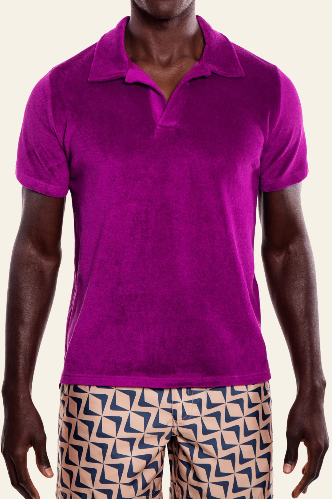 Riviera Terry Polo - Purple