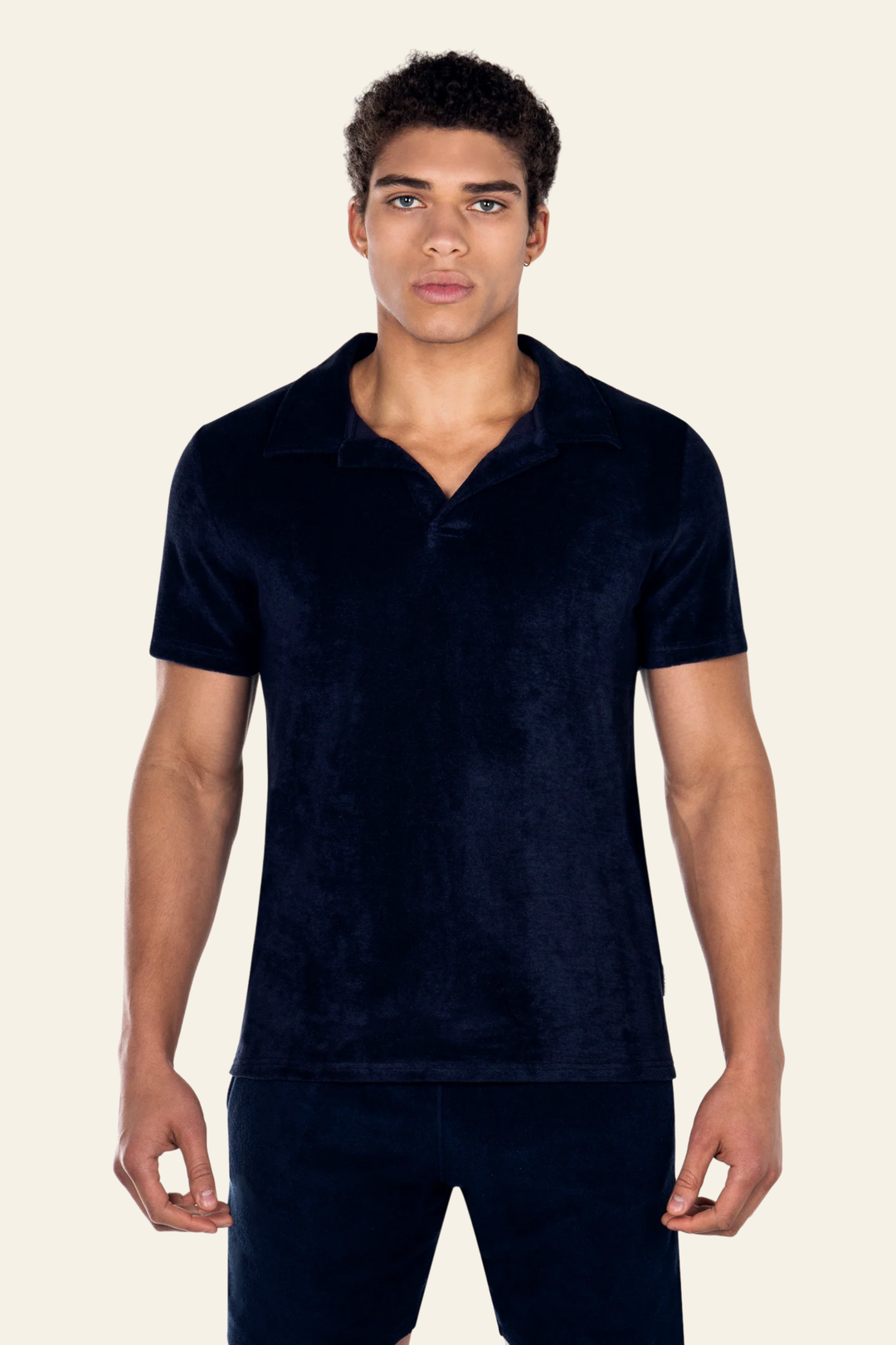 Riviera Terry Polo - Navy