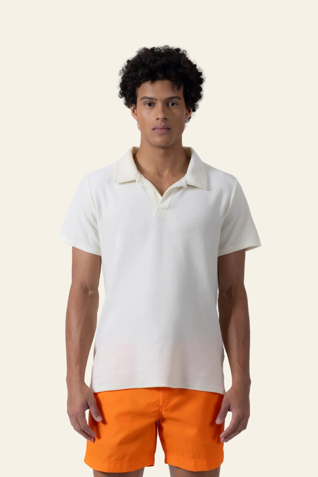 Riviera Terry Polo - Off White