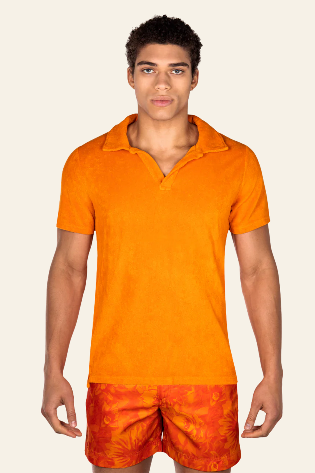 Riviera Terry Polo - Orange