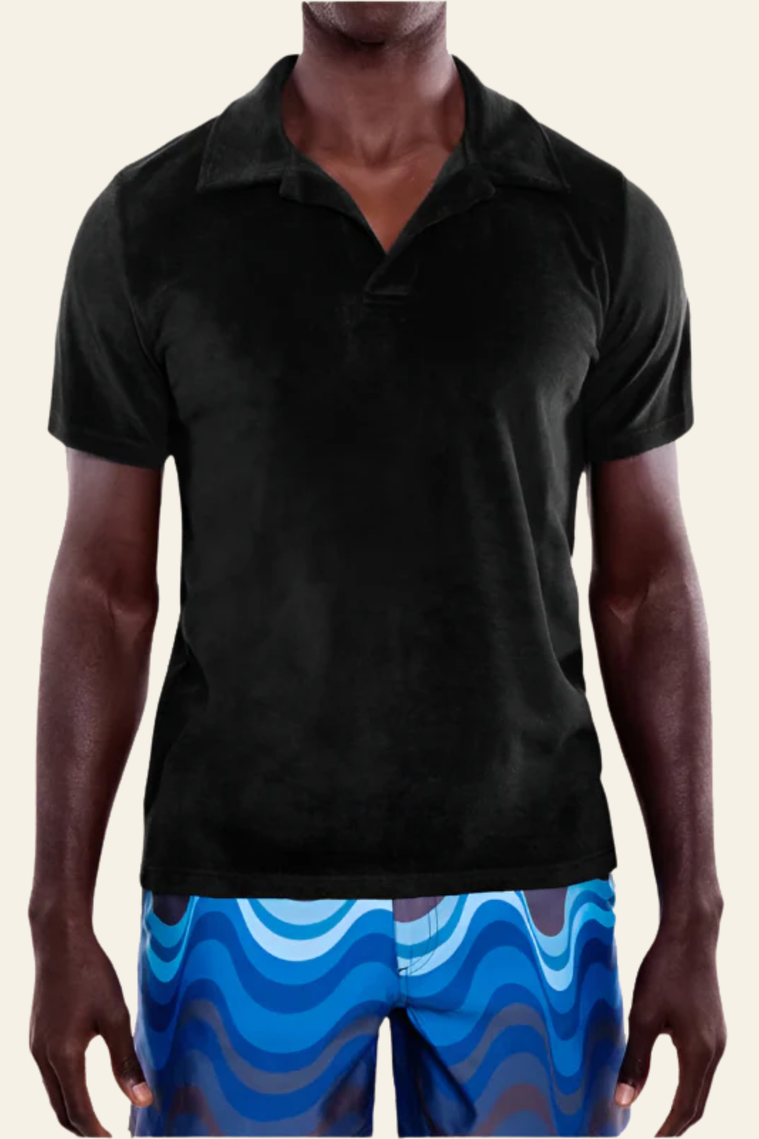 Riviera Terry Polo - Black