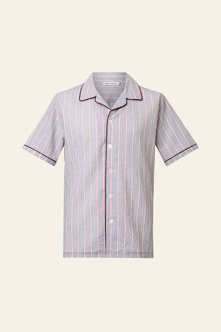 Luka camp collar Shirt with Piping