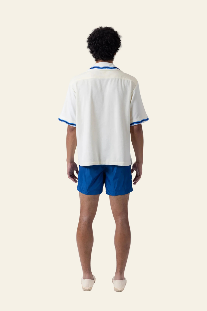 Luka Wave Embroidered Terry Shirt