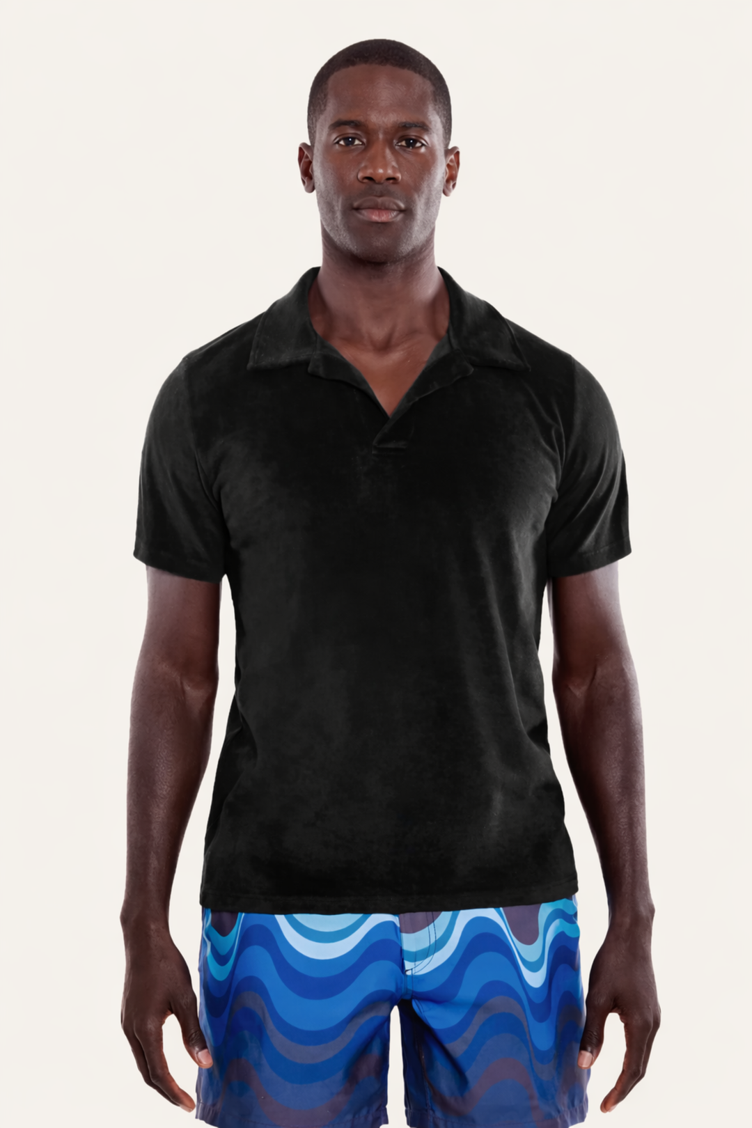 Riviera Terry Polo - Black