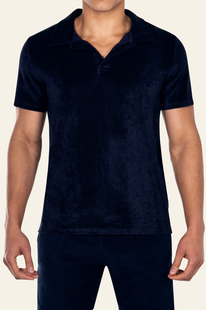 Riviera Terry Polo - Navy