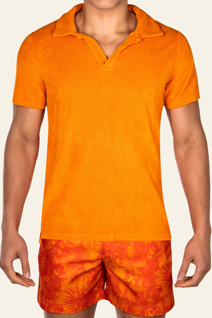 Riviera Terry Polo - Orange
