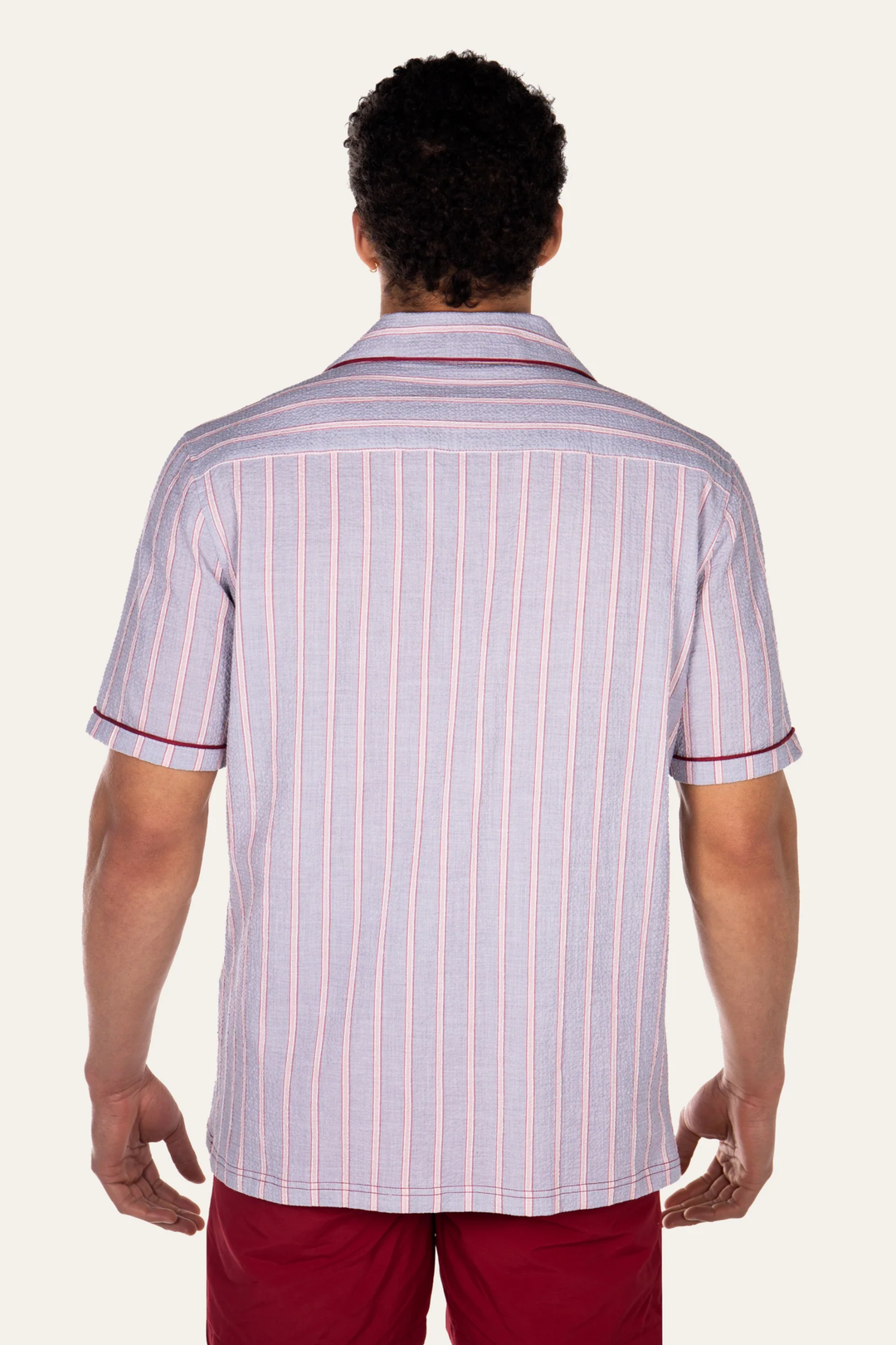 Luka camp collar Shirt with Piping
