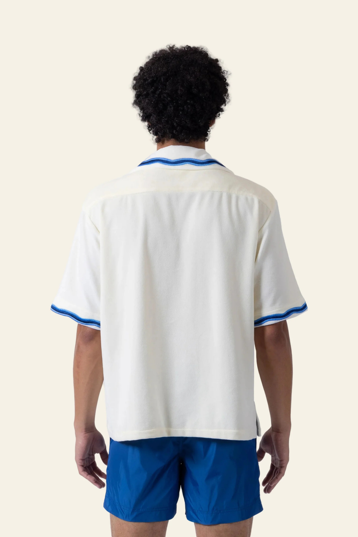 Luka Wave Embroidered Terry Shirt