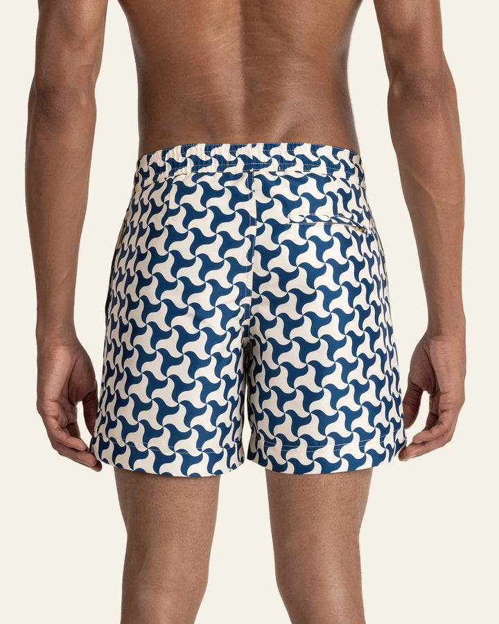 Easton Swim Shorts - Amalfi Tide Print