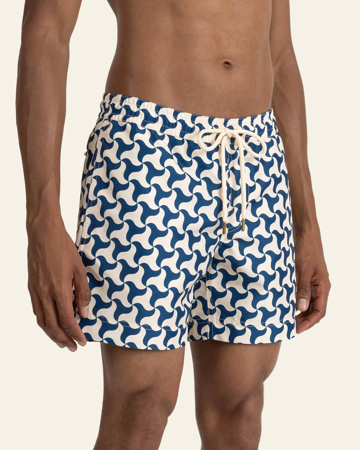 Easton Swim Shorts - Amalfi Tide Print