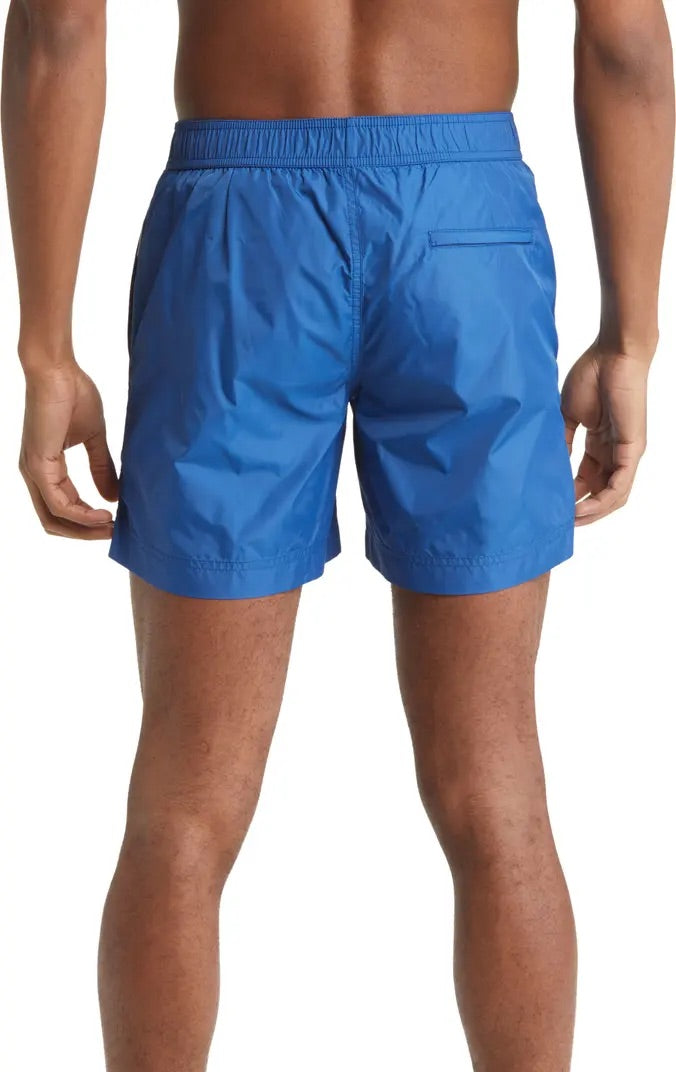 Easton Blue Logo Embroidered Swim Shorts