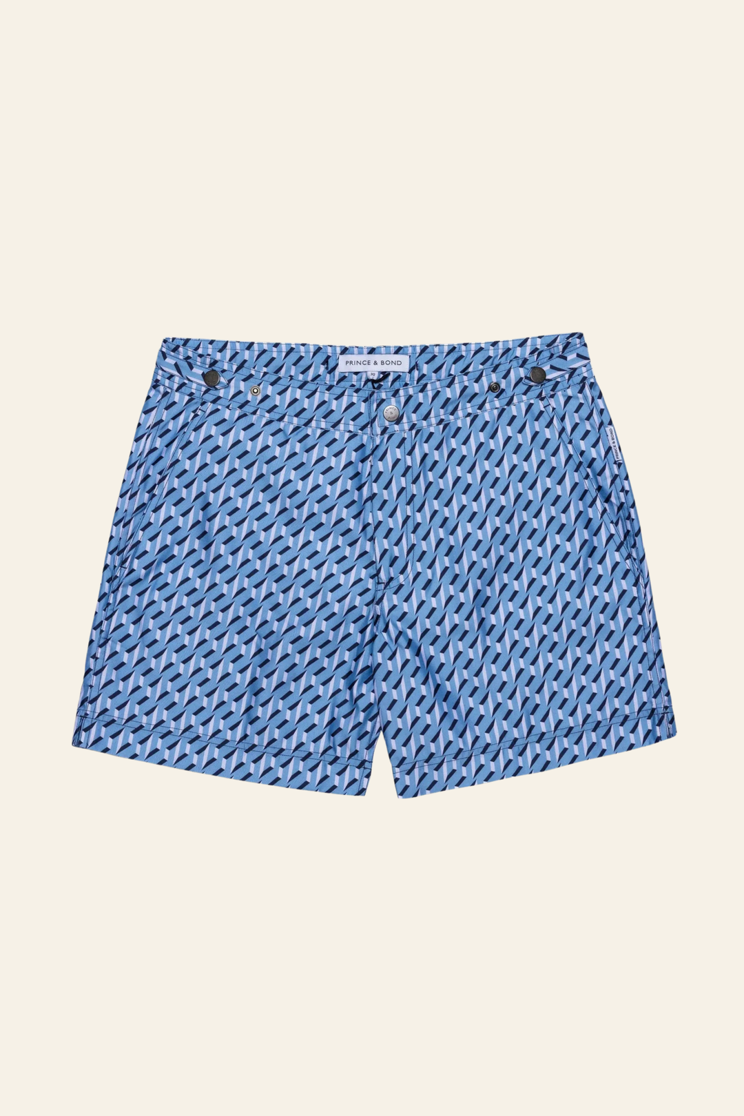 Elvio Swim Short - Sorrento Tile Print