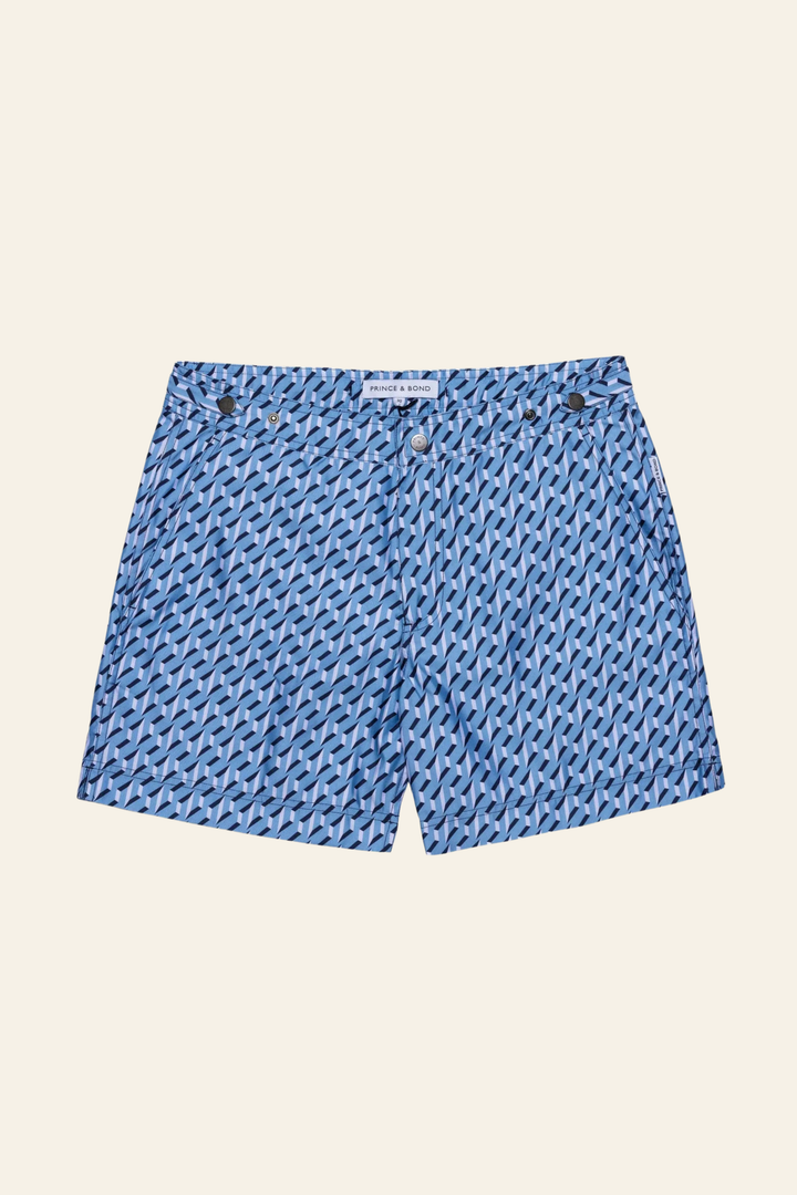 Elvio Swim Short - Sorrento Tile Print
