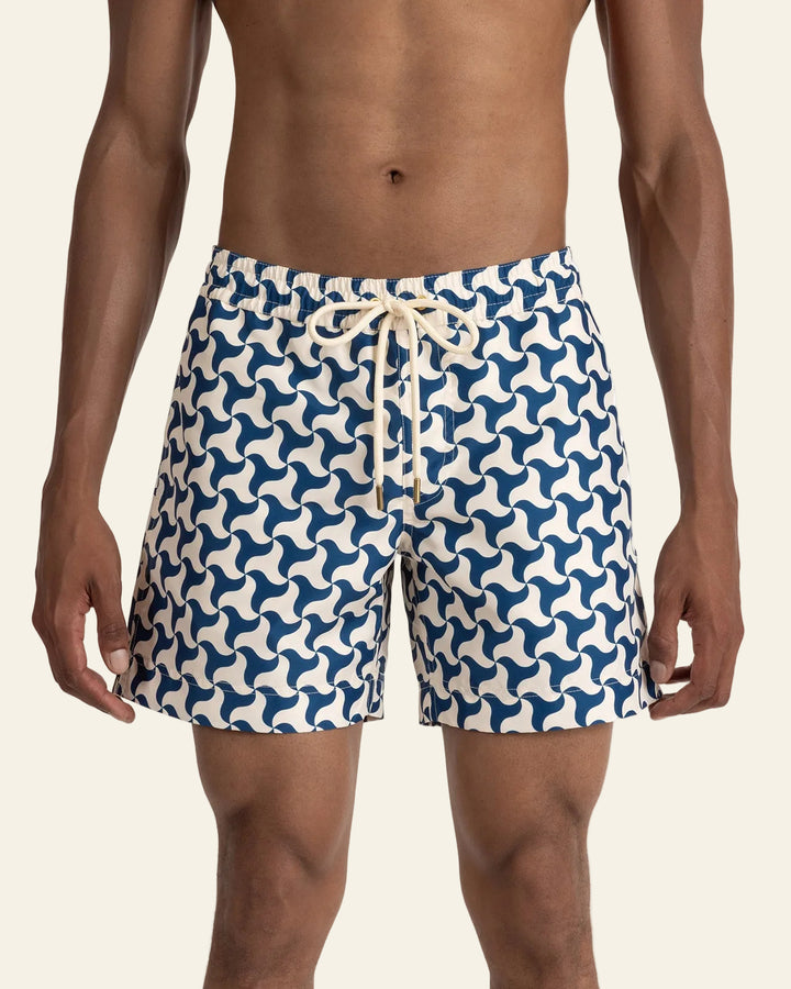Easton Swim Shorts - Amalfi Tide Print