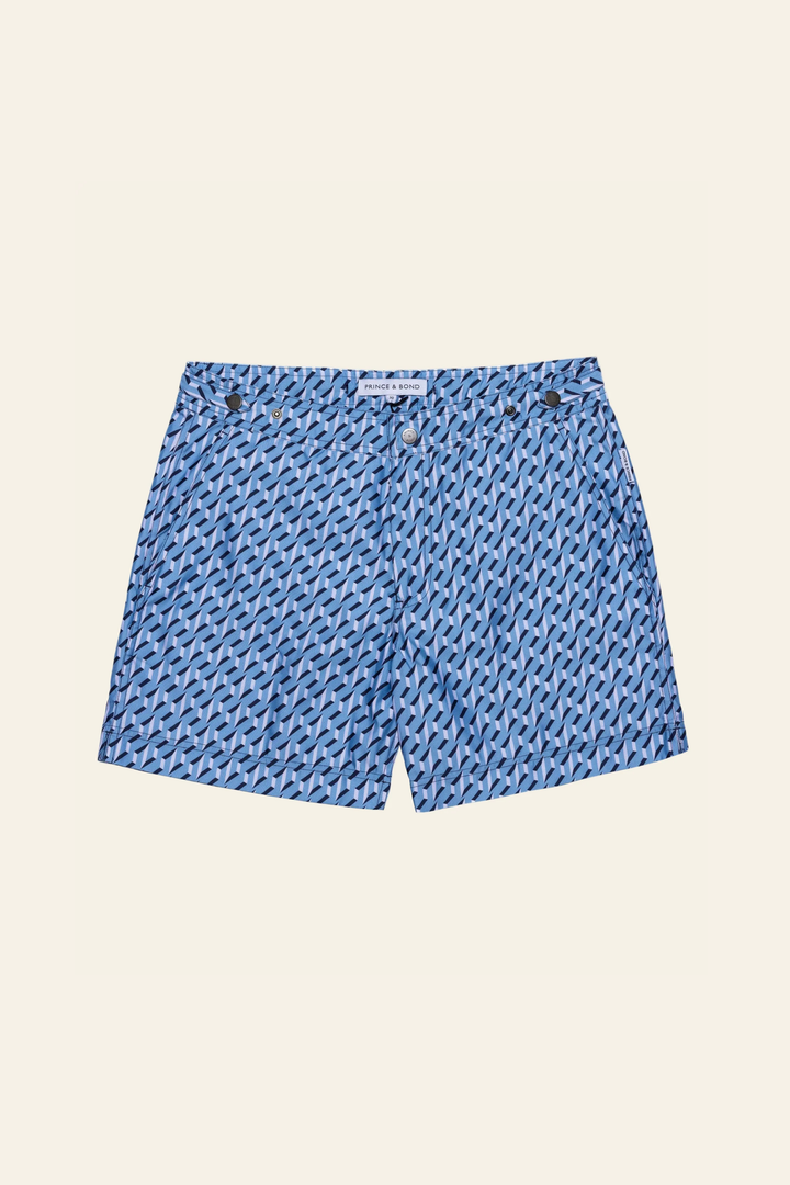 Elvio Swim Short in Sorrento Tile