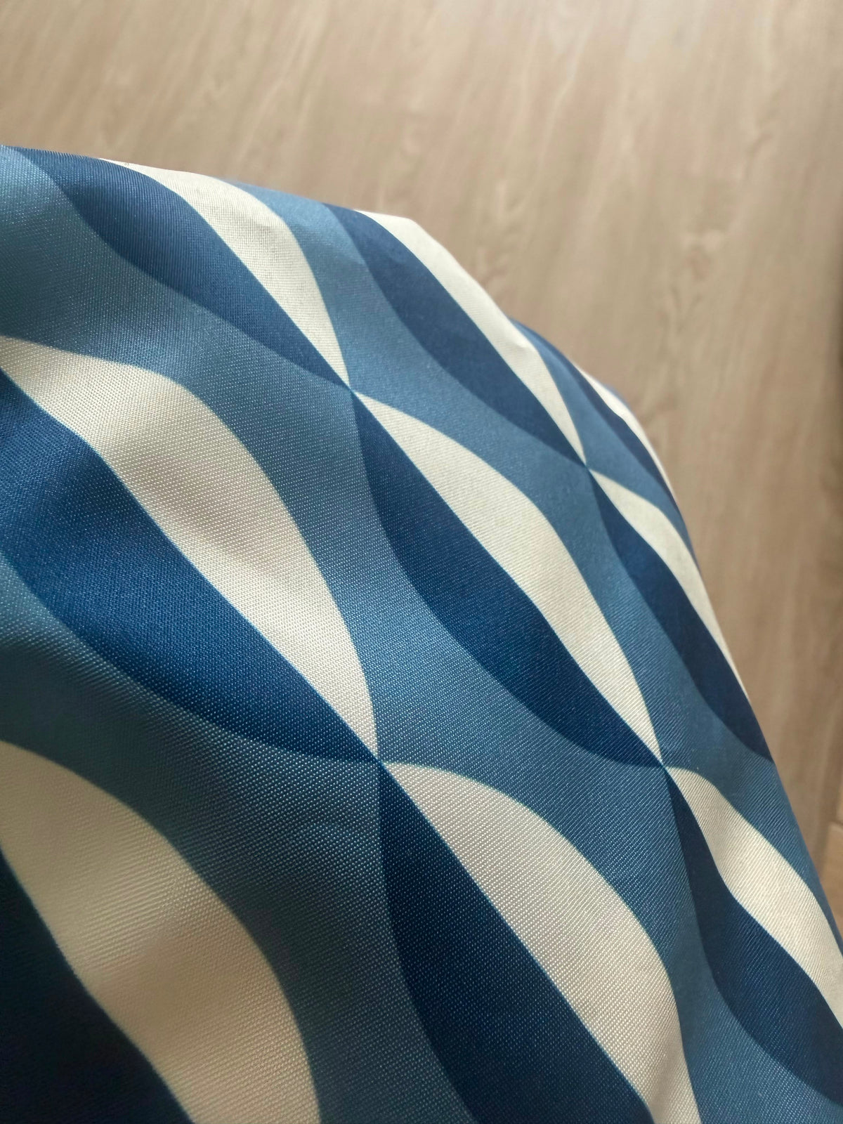 Prince & Bond Tessera divided ellipse pattern on fabric
