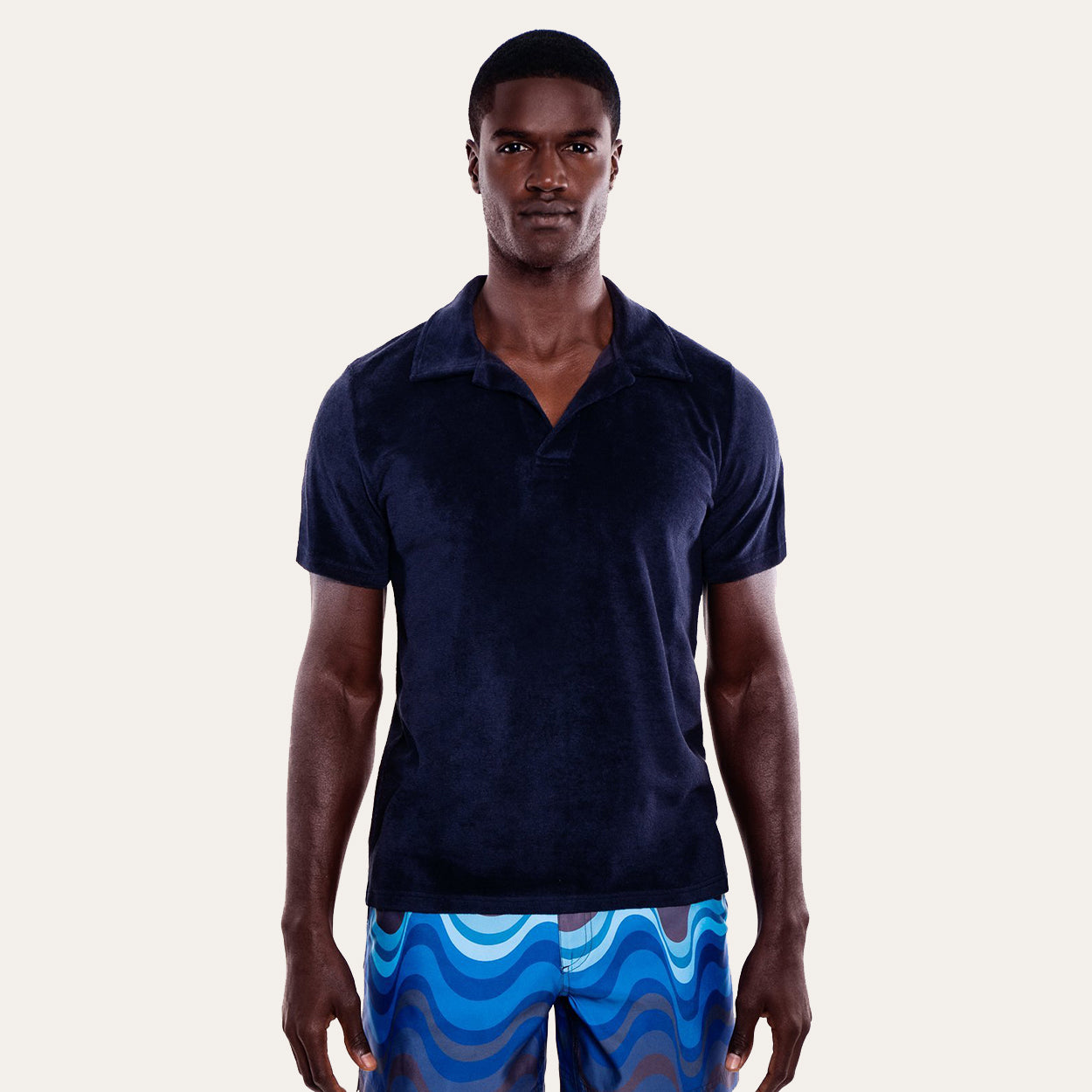 Riviera Terry cloth Polo – Prince & Bond