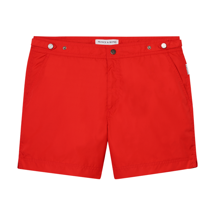 Elvio Red Fiesta Swim Short
Cut in our signature Elvio silhouette, these hybrid swim shorts are made from red quick drying breathable shell.




An elevated take on the classic swim shorts, thswim shorts
