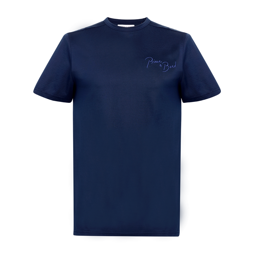 Marine Slim Fit Logo Embroidered T Shirt 
Far from the basic, our Marine logo embroidered T shirt is made from soft mercerized cotton that is breathable yet durable. It's cut in a slim fit  and has a layershirt