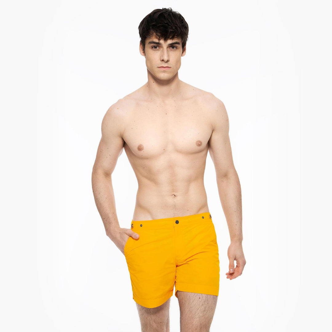 Elvio Yellow Tailored Swim Short



Cut in our signature Elvio silhouette, these hybrid swim shorts are made from quick drying breathable shell.




An elevated take on the classic swim shorts, the